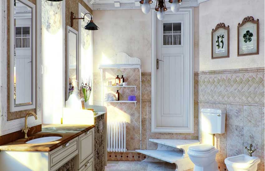 ванная комната в стиле прованс фото 6