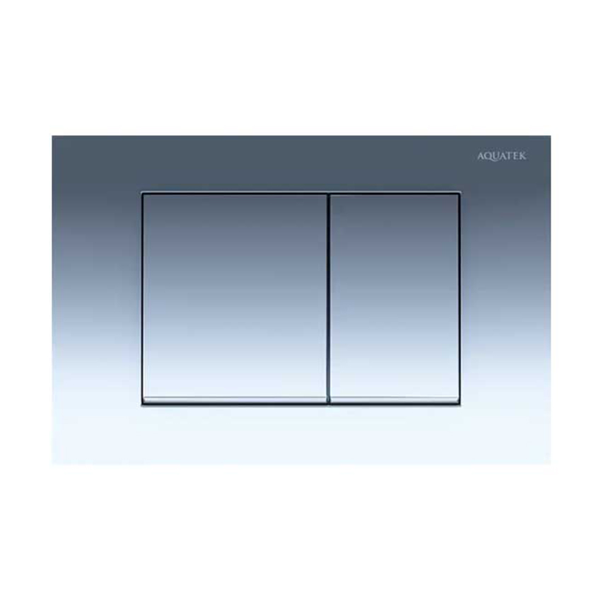 Панель смыва Aquatek KDI-0000010 хром глянец, клавиши квадрат изображение