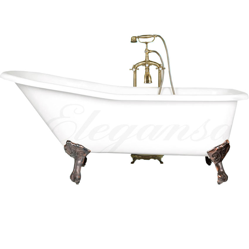 Ванна чугунная Elegansa Schale Antique изображение