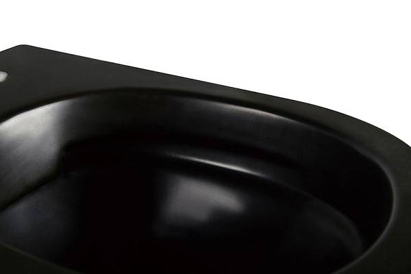 Унитаз подвесной Abber Bequem AC1100MB черный матовый, безободковый изображение