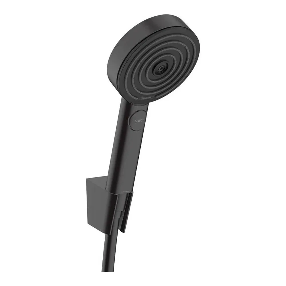 Душевой набор Hansgrohe Pulsify Select S 105 3jet Relaxation 24303670 со шлангом 160 см, черный матовый изображение