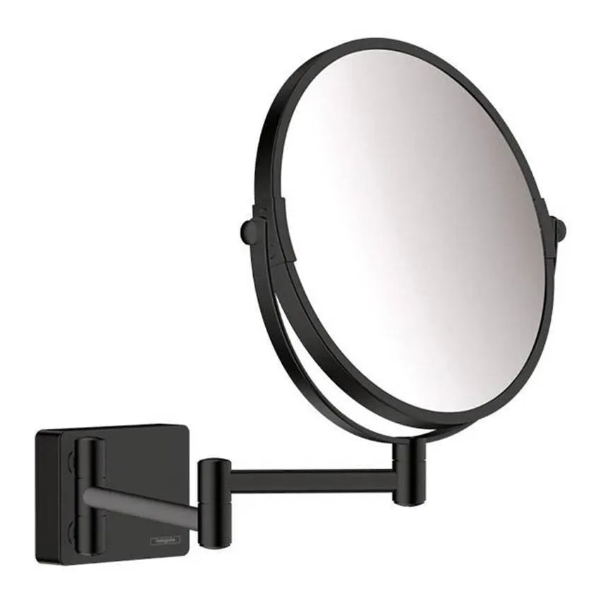 Косметическое зеркало Hansgrohe AddStoris 41791670 черный, матовый изображение