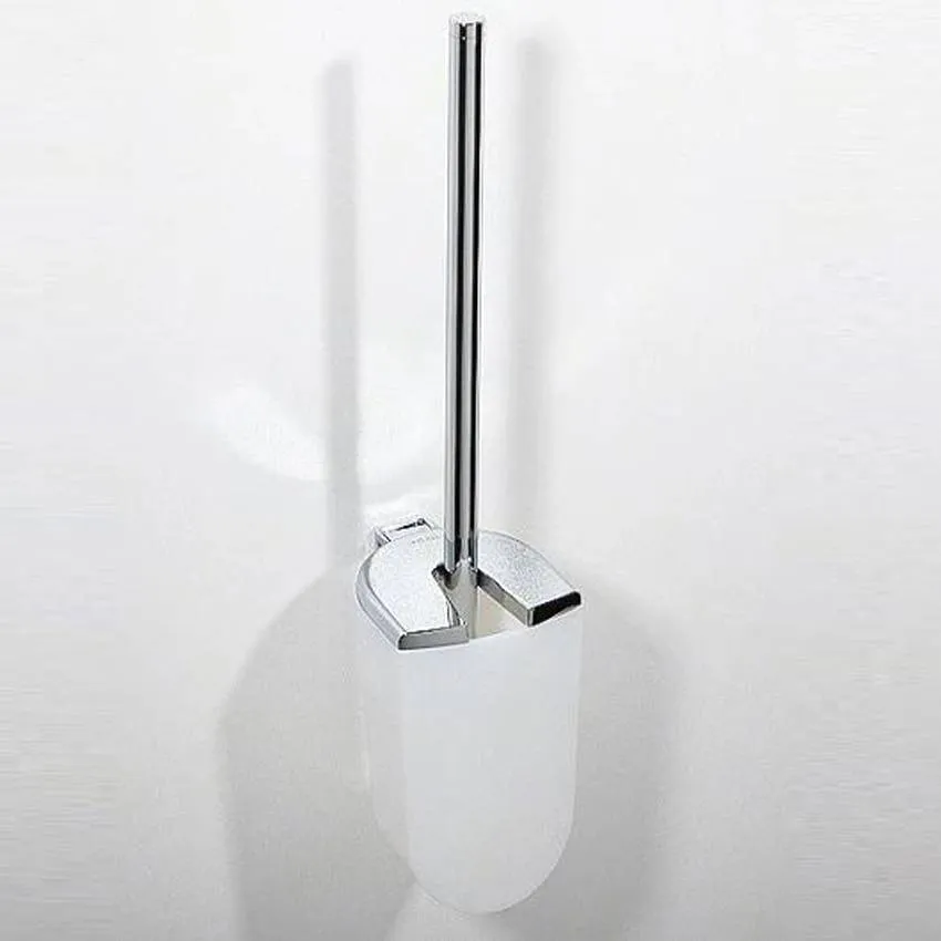 Туалетный ершик откидной с крышкой, колба пластик Keuco Elegance 11664010100 изображение