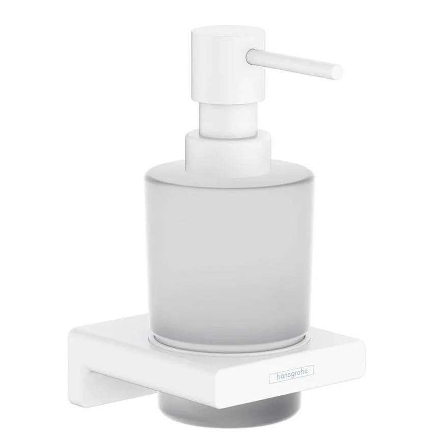 Дозатор для жидкого мыла Hansgrohe AddStoris 41745700 матовый белый изображение