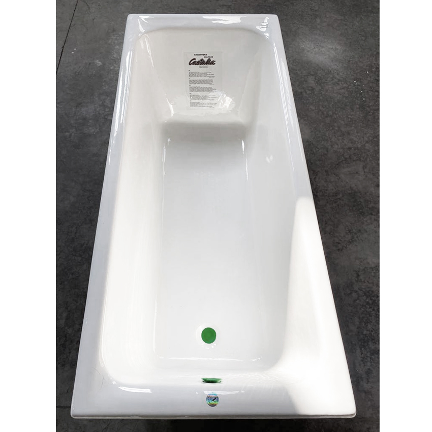 Чугунная ванна Castalia Prime S2021 180 без ручек с небольшим дефектом c номером 5716