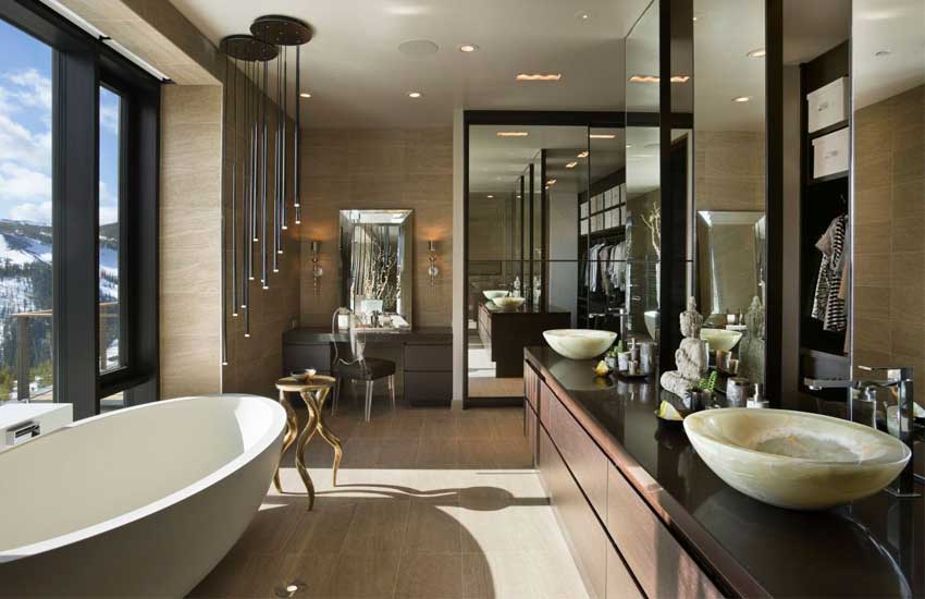 дизайн ванной комнаты модерн