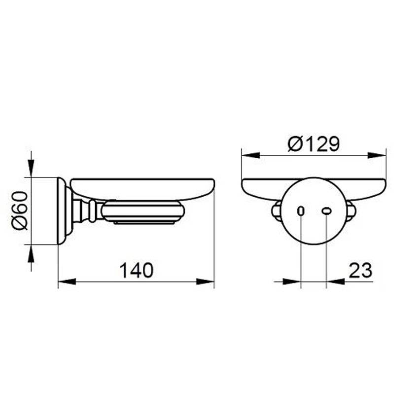 Мыльница Keuco Astor 02155019000 изображение