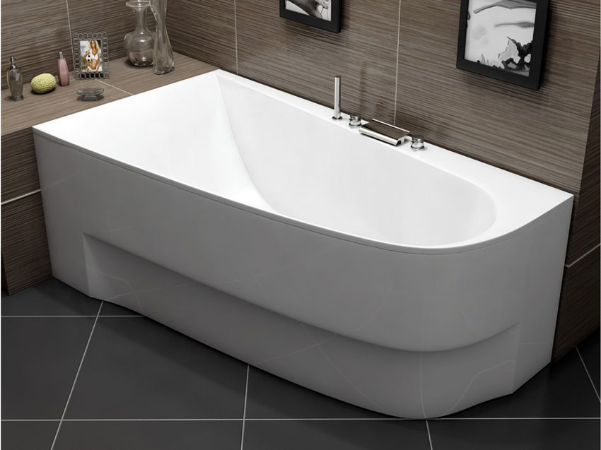 Ванна акриловая Vayer Boomerang (EH) 180x100 L (асимметрич.) изображение