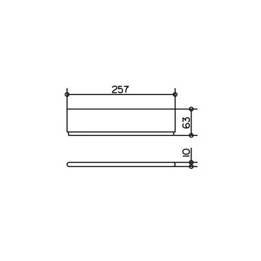 Полочка для ванной Keuco Edition 400 11559170000 со скребком изображение