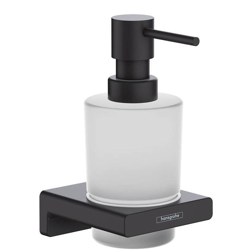 Дозатор для жидкого мыла Hansgrohe AddStoris 41745670 матовый чёрный