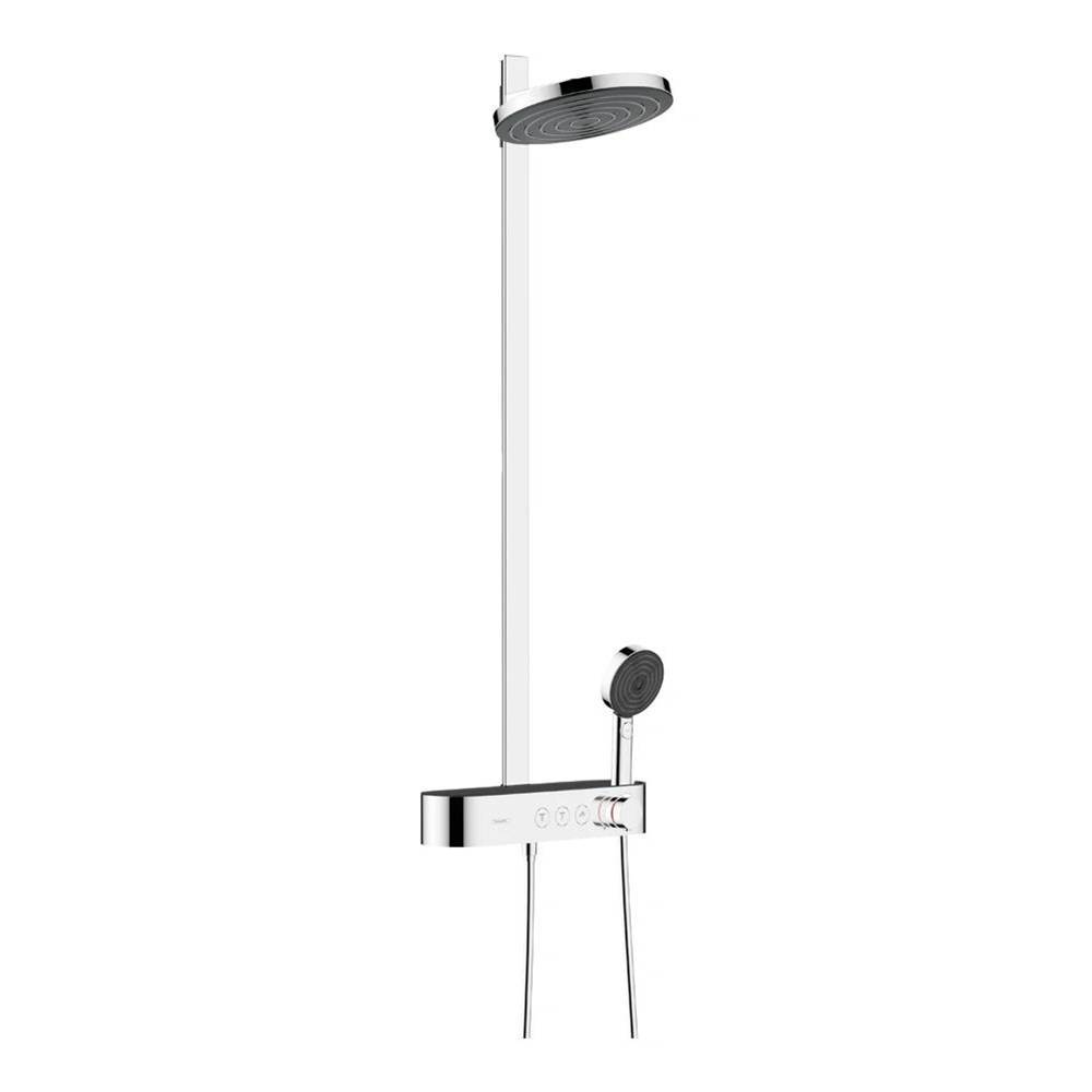 Душевая система Hansgrohe Pulsify S Showerpipe 260 2jet термостатическая ShowerTablet Select 400 24240000, хром изображение