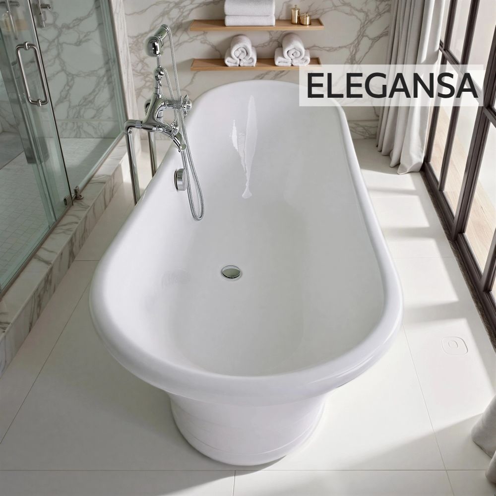 Ванна чугунная Elegansa Sabine White изображение