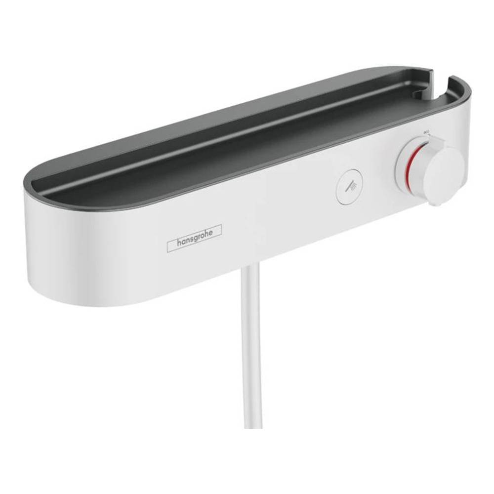 Термостатический смеситель для душа Hansgrohe ShowerTablet Select 400 матовый белый 24360700 изображение