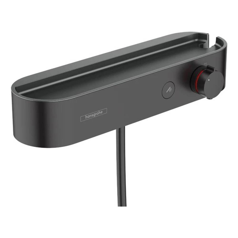 Термостатический смеситель для душа Hansgrohe ShowerTablet Select 400 матовый черный 24360670 изображение