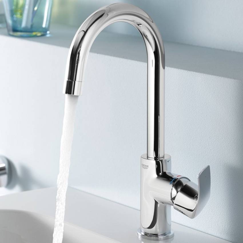 Смеситель для раковины Grohe Eurosmart 23537002 изображение