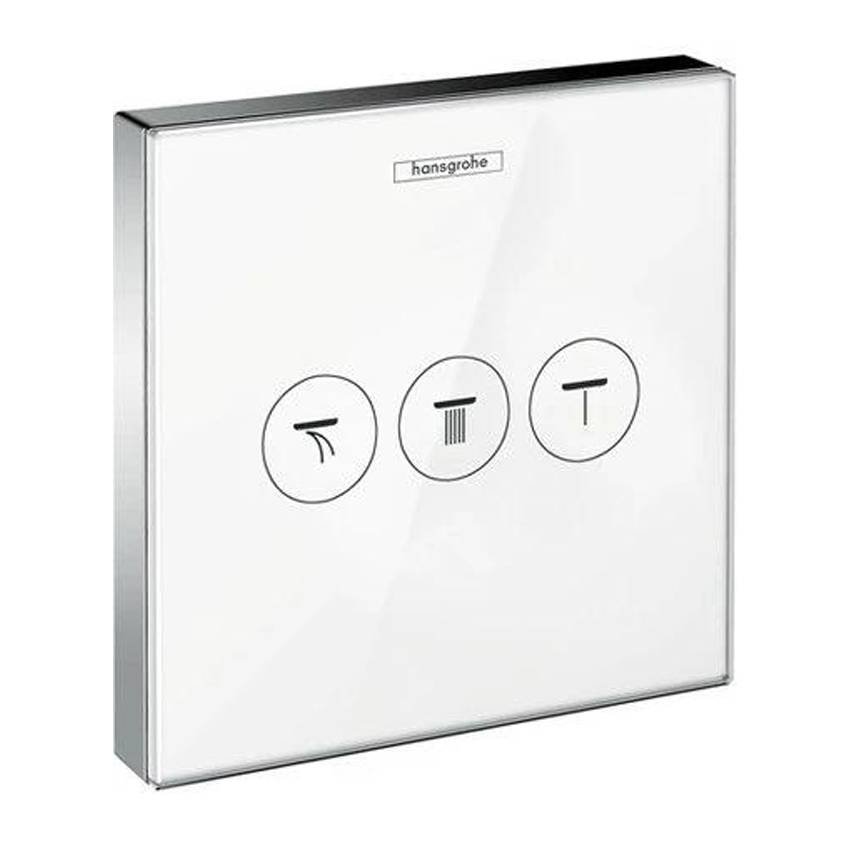 Переключатель потоков Hansgrohe ShowerSelect 15736400 на три потребителя, белый изображение