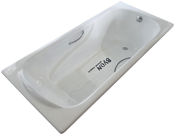 Ванна чугунная BYON CHRISTA 180×80×45 см с ручками изображение