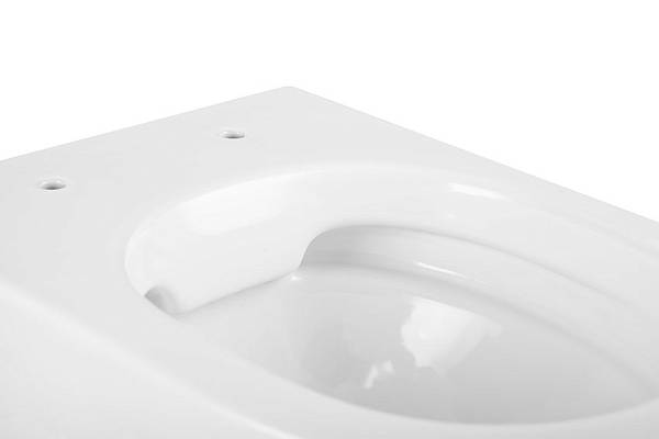 Унитаз подвесной Abber Bequem AC1100 белый, безободковый изображение