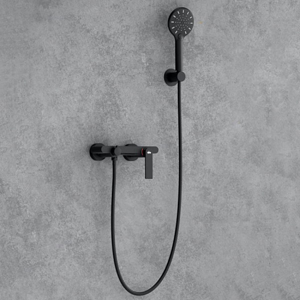 Смеситель для ванны с душем Timo Anni 2714/03Y черный изображение