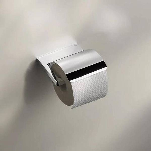 Держатель туалетной бумаги Keuco Collection Moll 12760010000 с крышкой, для рулонов 100 мм изображение
