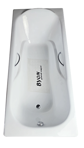 Ванна чугунная BYON CHRISTA 180×80×45 см с ручками изображение