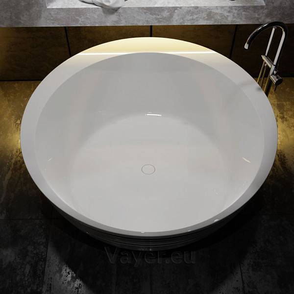 Ванна акриловая Vayer Boomerang (EH) D1600 с панелью 160х160 изображение