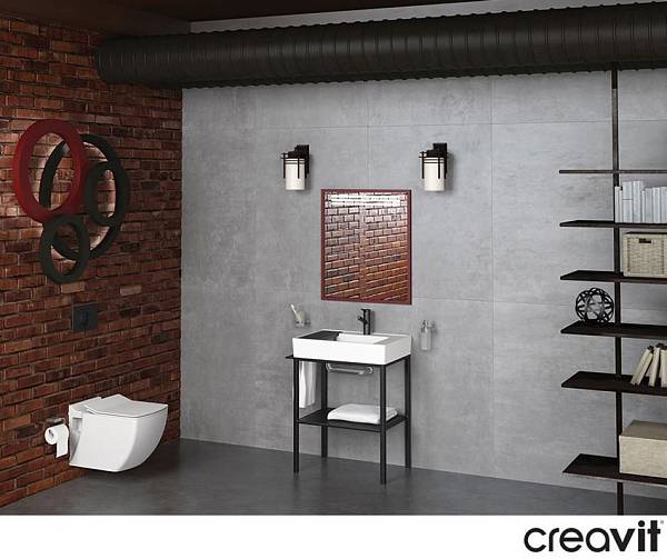 Комплект мебели Creavit Arya Red изображение