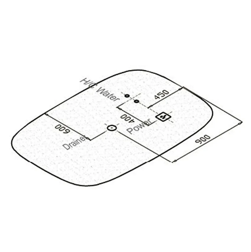 Ванна акриловая Gemy G9539 изображение