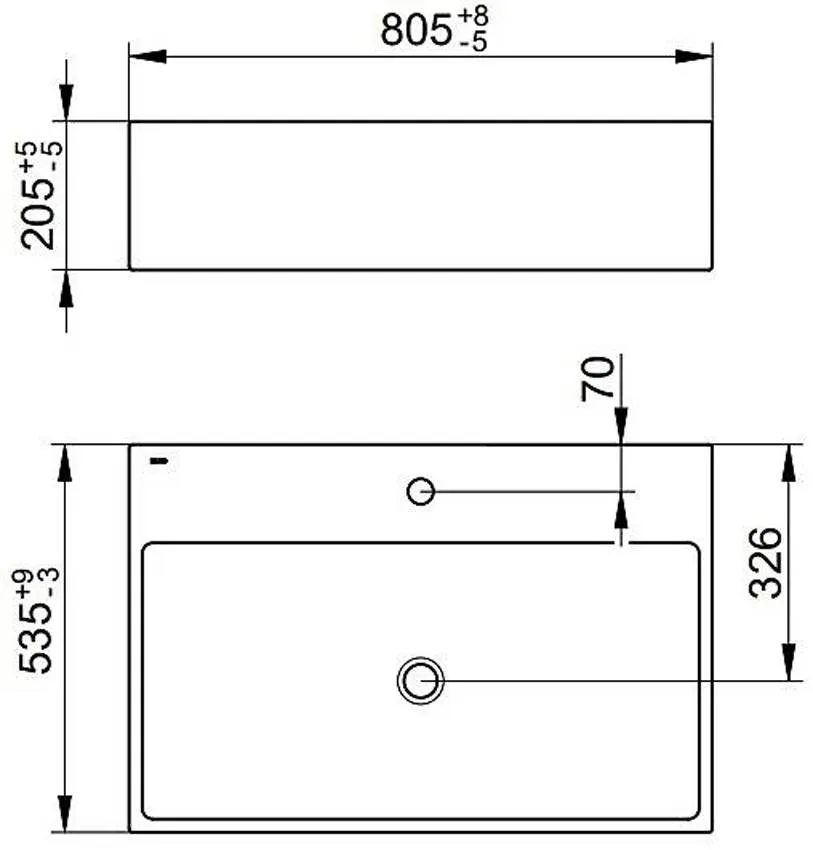Раковина встраиваемая Keuco Edition 90 39062908001 изображение