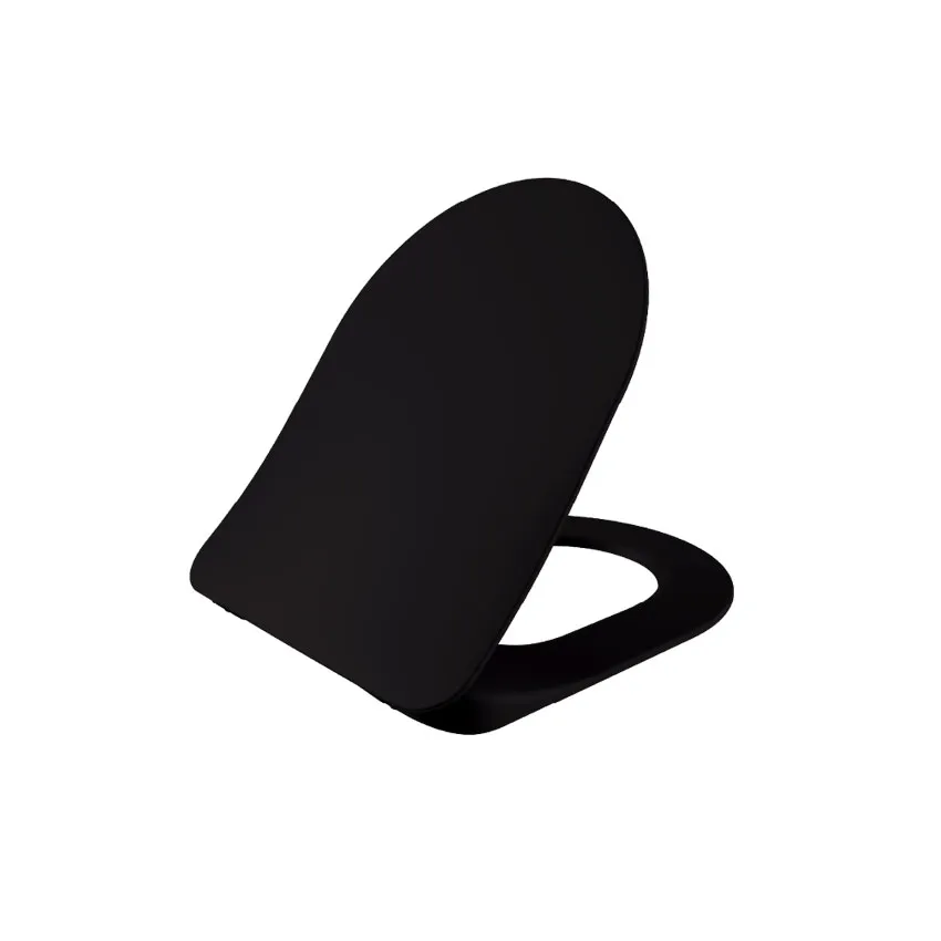 Крышка Creavit съемная черная матовая с микролифтом изображение