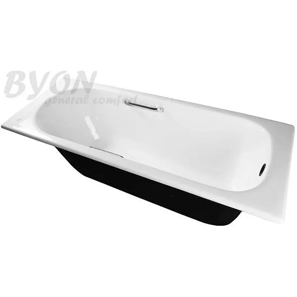 Чугунная ванна byon b13 170x70 v0000220 с антискользящим покрытием