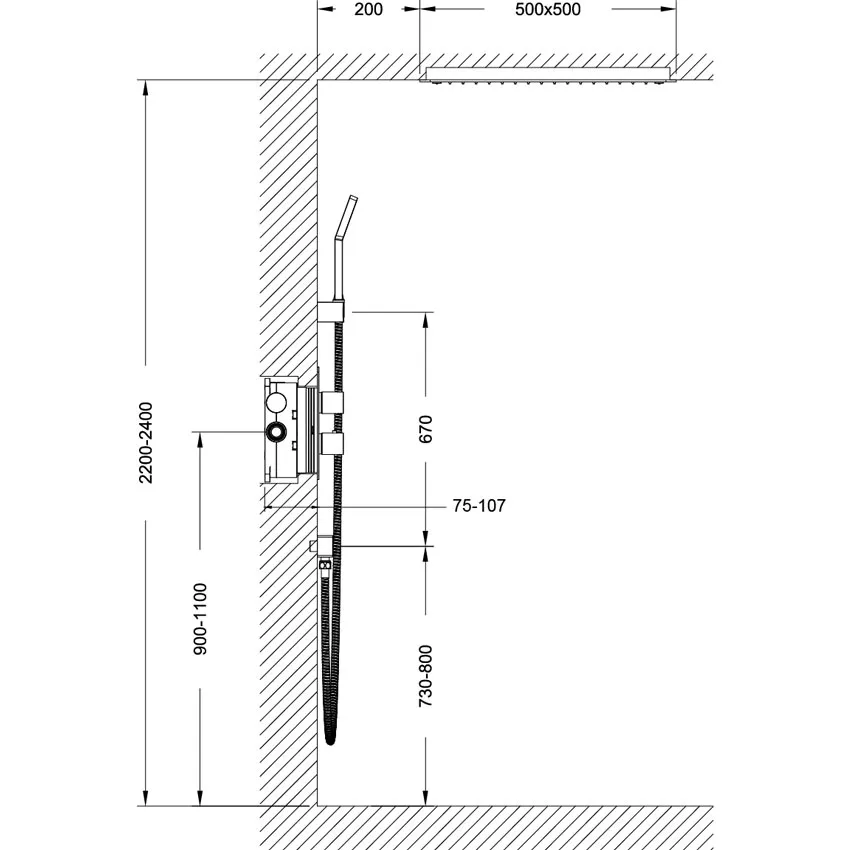 Душевая система встроенная с термостатом Timo Petruma SX-5029/17SM золото матовое изображение