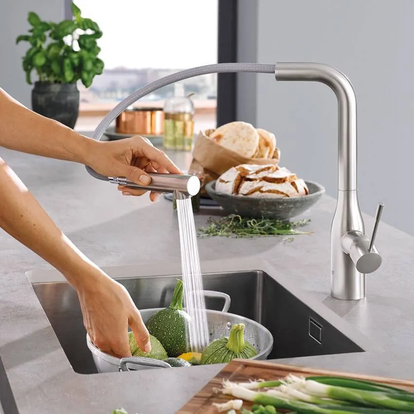 Смеситель для кухни Grohe Essence 30270DC0 суперсталь изображение
