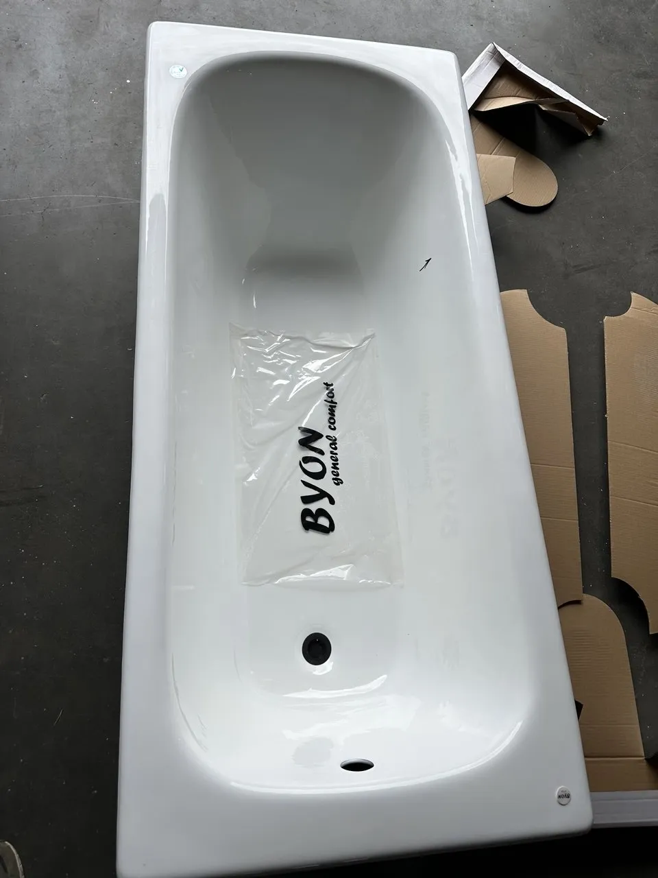 Ванна чугунная Byon B13 160x70x42 (№ 0629) изображение