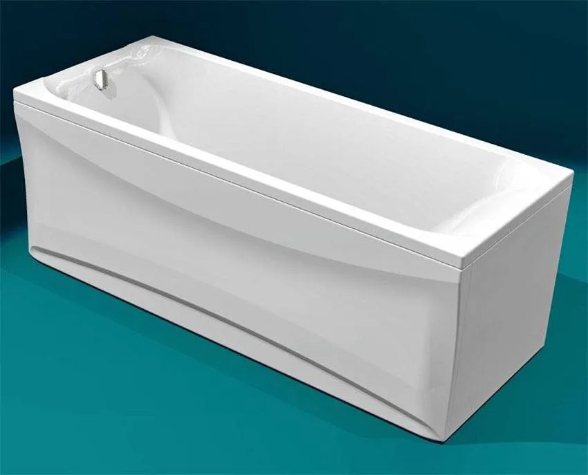 Экран боковой левый Aquatek для ванны Альфа 140, 150, 170 EKR-B0000042 изображение
