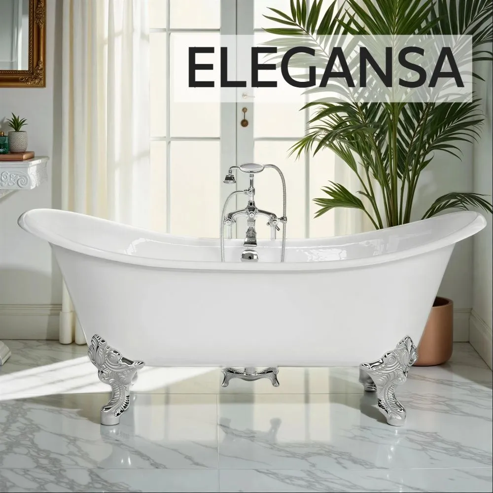 Ванна чугунная Elegansa Nadia White