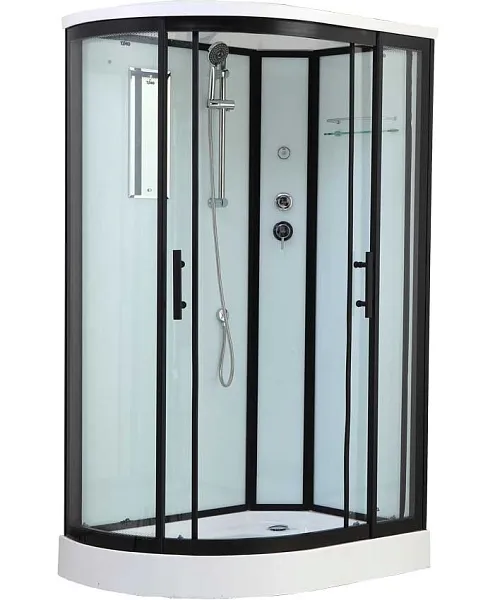 Душевая кабина Timo Standart T-6602 Black R изображение